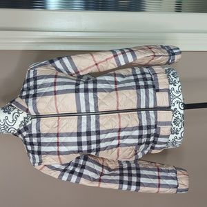 Plaid lightweight jacket size S